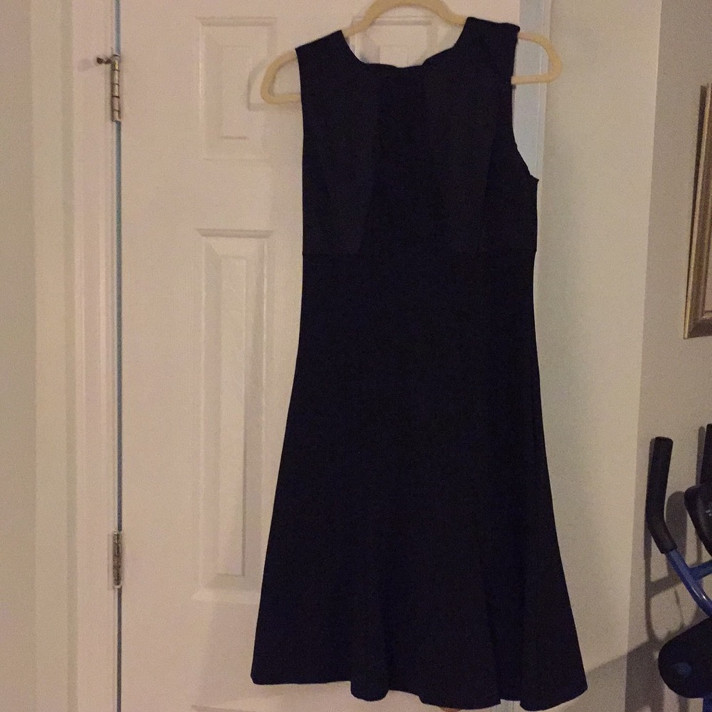 Black dress with bow in the back